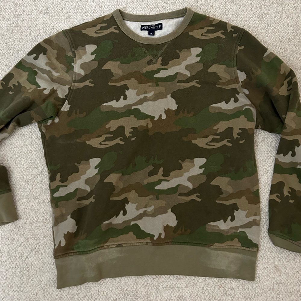 J.Crew camo sweater